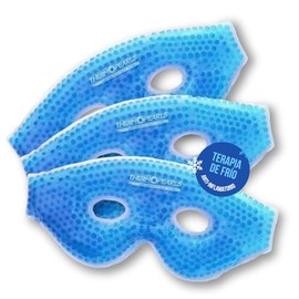 Gooday Thermo Gel Pearls Antifaz Ajustable para Frío 3 Piezas