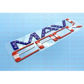 custom emblems US Flag letters compatible with FORD MAVERICK 2022 logo tailgate insert glossy