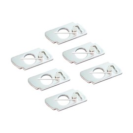 DEERACE 6pcs Arrow Rest Recurve Bow Arrow Rest Adhesive Back Hunting Shooting Targeting Accessory for Right or Left Hand (Metal-RH-Silver)