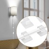 GOODATE Plug in Wall Sconces, Stepless Colors 2700K-6500K & Stepless