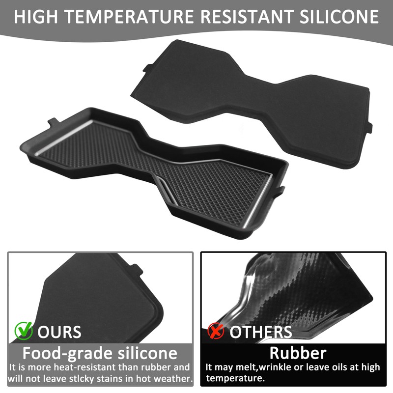 3D Cup Holder Inserts Coaster for Toyota Tacoma Accessories 2024