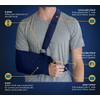 United Ortho Deluxe Shoulder Immobilizer, Youth, Blue