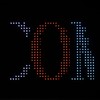 Flexible LED Car Screen 32x32 Resolution Bluetooth APP Control Scrolling