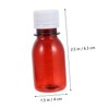 Ciieeo 20pcs Graduated Laboratory Reagent Bottles Pet and Plastic Chemical