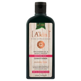 A'kin Moisture Rich Macadamia Oil & Wheat Protein Conditioner 225mL