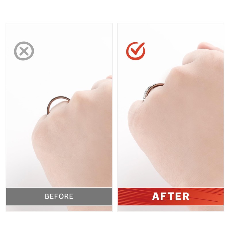 Invisible Ring Size Adjusters Set for Loose Rings,24 Pack-8 Sizes,Ring