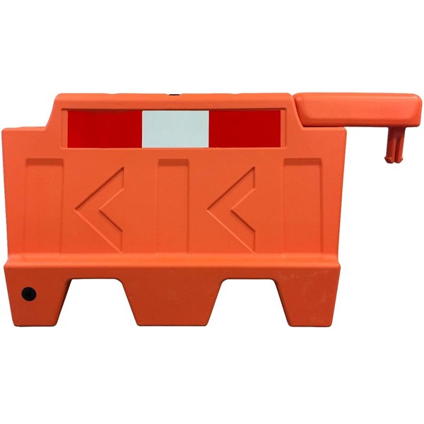 Electriduct Stackable Water Fillable Traffic Safety Plastic Barricade 3 Feet