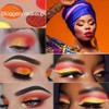 Afflano Red Orange Eyeshadow Palette Sunset 15 Color, Highly Pigmented