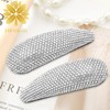 KANPRINCESS 2Pcs 3.1Inch Rhinestone Hair Clips(set5)