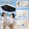 erised's bifrost Mini Travel Folding Umbrella with Carabiner Handle for