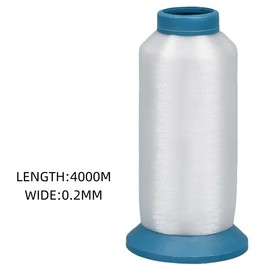 4000 Meters Nylon Sewing Thread 0.2MM Clear Nylon Thread for Embroidery,Jewlery Making,Clothes/Bag Sewing