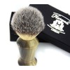 Synthetic Hair shaving Brush Artificial Horn Handle Classical box Presant