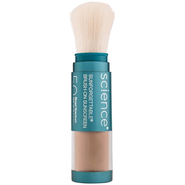 Colorescience Brush-On Sunscreen Mineral Powder for Sensitive Skin Deep, 1 Count
