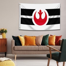 Arbinger for Rebel Alliance Banner Flag 3x5ft/90 * 150cm (HD Printing, Durable 150D Polyester) for Garage Man Cave with Metal Grommet