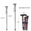 CLOKTA Folding Cane, 5-Level Adjustable Height Lightweight Portable Foldable Walking