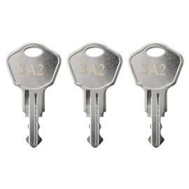 Niahm Sentry Safe Replacement Keys Model 1100-Codes 3A2 for Sentry Safe Key (Key 3A2)(3 Pcs)