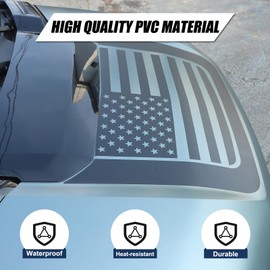 Car Hood Car Body Sticker Aotumcer Automotive Exterior Decoration Decal Compatible with 2022-2026 Hummer EV SUV/SUT Accessories Front Bumper Roof Hood Decoration Decal (A)