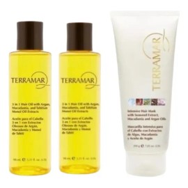 Set Capilar Terramar: 2 Óleo 3en1 98m+1 Mascarilla Intensiva