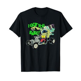 Hot Rod Gasser Frankenstein Monster Car Dragster Bride Mummy T-Shirt