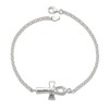 Better Jewelry .925 Sterling Silver Anklet (10, Ankh Cross)