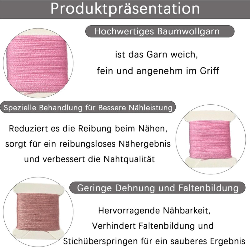 Cashmere Darning Set, 10 Rolls of Embroidery Thread, Embroidery Thread,