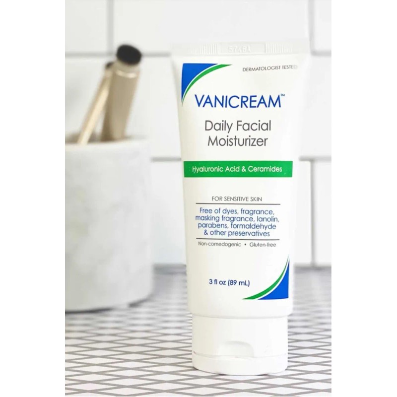 Vanicream Crema Hidratante Facial Ácido Hialurónico Piel Sensible 89ml