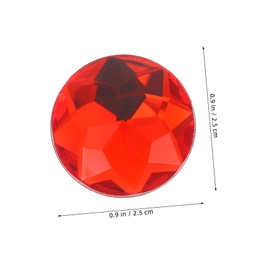 OHPHCALL Flatback Rhinestones 100pcs DIY Craft Gems Crystal Rhinestones for Clothing Costumes Invitations