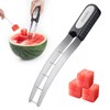 Choxila [Good Grip] Watermelon Cutter Slicer Stainless Steel,Cube Cutter Corer