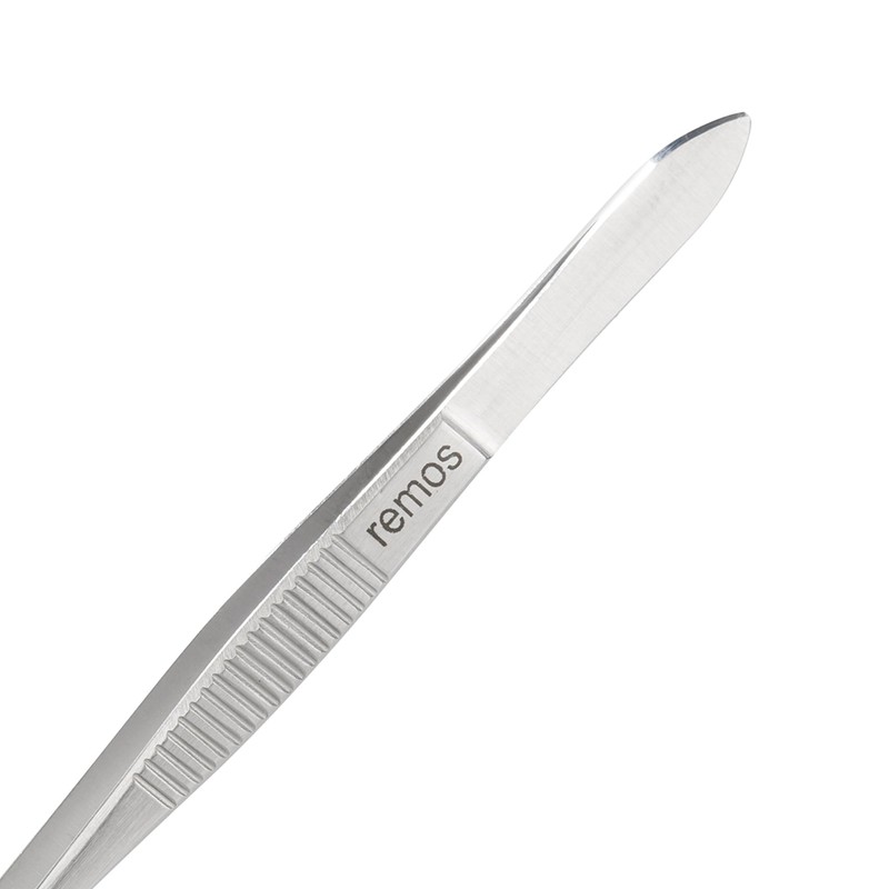 REMOS Tweezers Made of Stainless Steel with Straight tip -