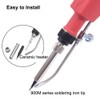 Soldering Iron Gun Kit 6 in 1, 60W 110V Professional