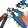 Auto Dynasty 6-in-1 Hole Punch Tools Multi-Purpose Stainless Steel Adjustable