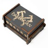 Dice Box - BLACK - 6x4x3 Also holds jewelry and