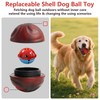 Yipetor Interactive Dog Toys Ball, Unswallowable 3.3'' Durable Replaceable Shell