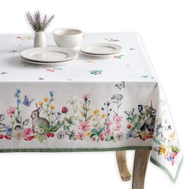 Maison d' Hermine - Mantel 100% algodón para cocina, mesa, decoración, fiestas, bodas, primavera, verano