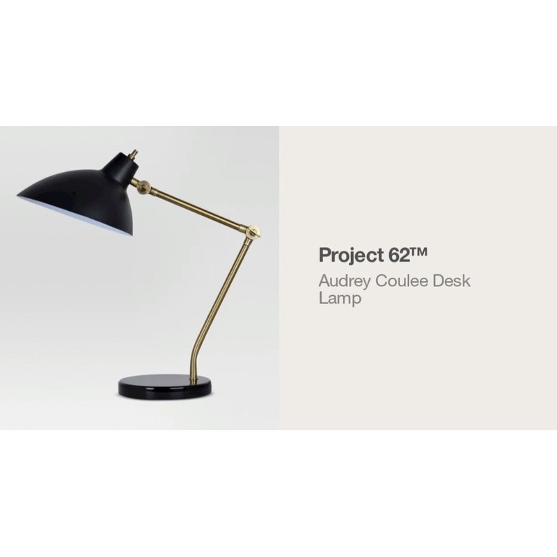 Project 62 Audrey Coulee Desk Lamp Black - Project 62