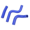 3PCS Silicone Radiator Coolant Hose Pipe Kit Stable Connection Leak