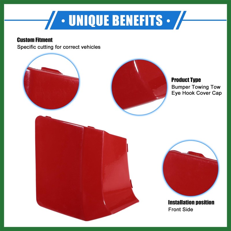 Motoforti Car Towing Tow Eye Hook Cover Cap Compatible for