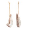 Raz Imports 4" White Washed Resin Birds - Pack of