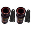 Gadpiparty 2pcs Telephoto Clip Phone Lens Macro Camera Lens with