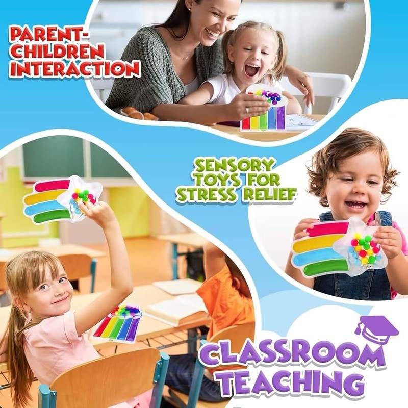 Fidget Toys, Colour Sorting Toy, Anti-Stress Toy, Sensory Toy, ADHD,