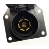 calhawk 7 WAY Round Trailer Connector Female RV Light Plug