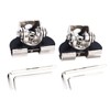 2Pcs LED Light Bar Mounting Bracket A Pillar Hood LED