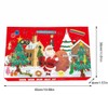Christmas Countdown Blind Box Christmas Keyboard Santa Decompression Toy Set