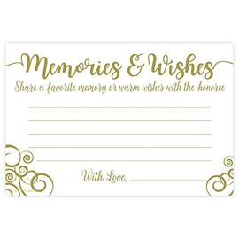 Flourish Share a Memory and Well Wishes Cards (50 Count)
