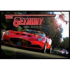 Williams Getaway Pinball Machine Alternate Translite #3