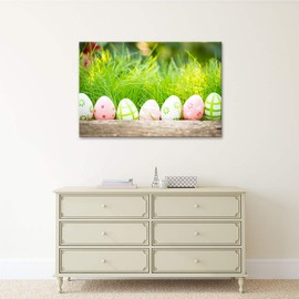 SIGNWIN Canvas Wall Art Easter Day Theme Canvas Prints Home Artwork Decoration for Living Room Bedroom - 24x36 inches