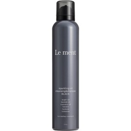 Le ment Carbonated Shampoo Black, High Concentration 9,000 PPM Carbonate, Black Carbon and Clay Whip, Sensual Savon Scent