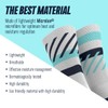 INCYLENCE Running Long Running Socks with Targeted Compression, Men and