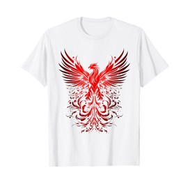 rising phoenix out of the ashes mythical bird vintage T-Shirt