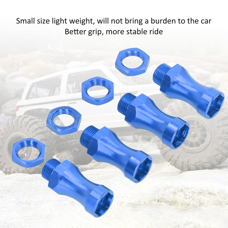 RC 12mm to 17mm Metal Wheel Extension Hex Conversion Adapter